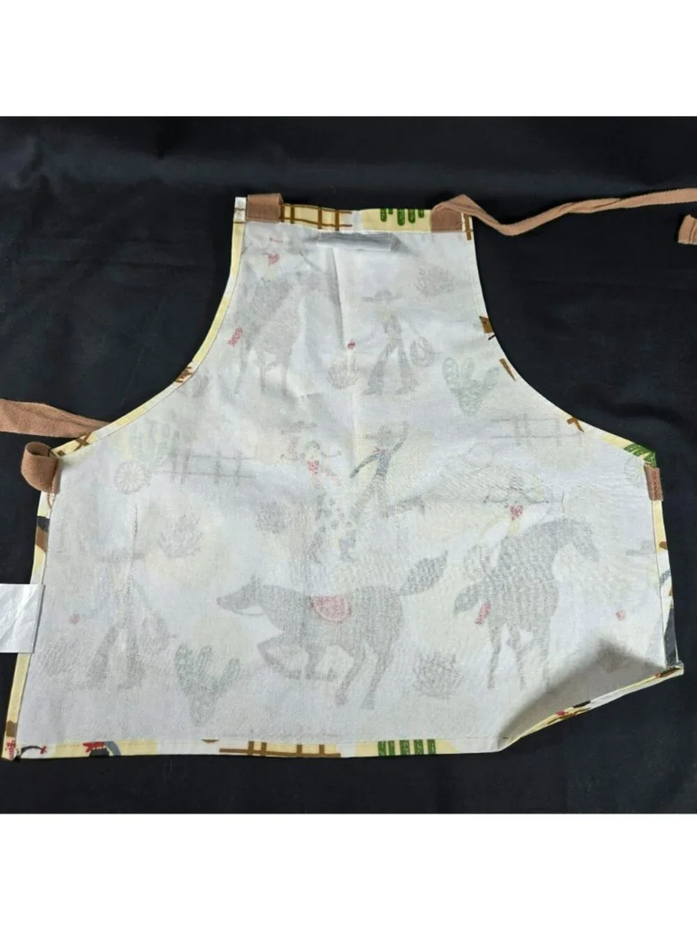Now Designs YOUTH Western Cowboy Cowgirl Horse Rodeo Cotton Apron PVC-Coated